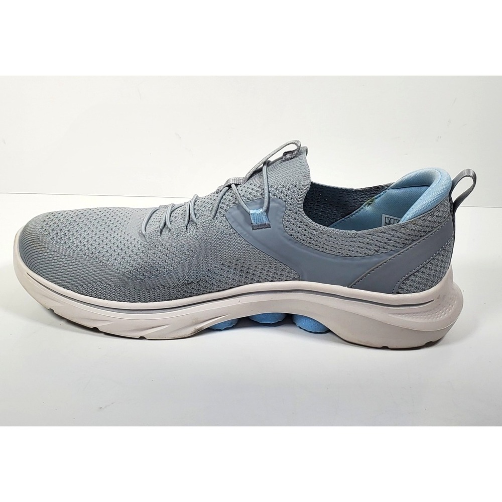 Skechers Go Walk Shoes Women's Size 8 Gray Slip On -PREOWNED - Picture 3 of 15